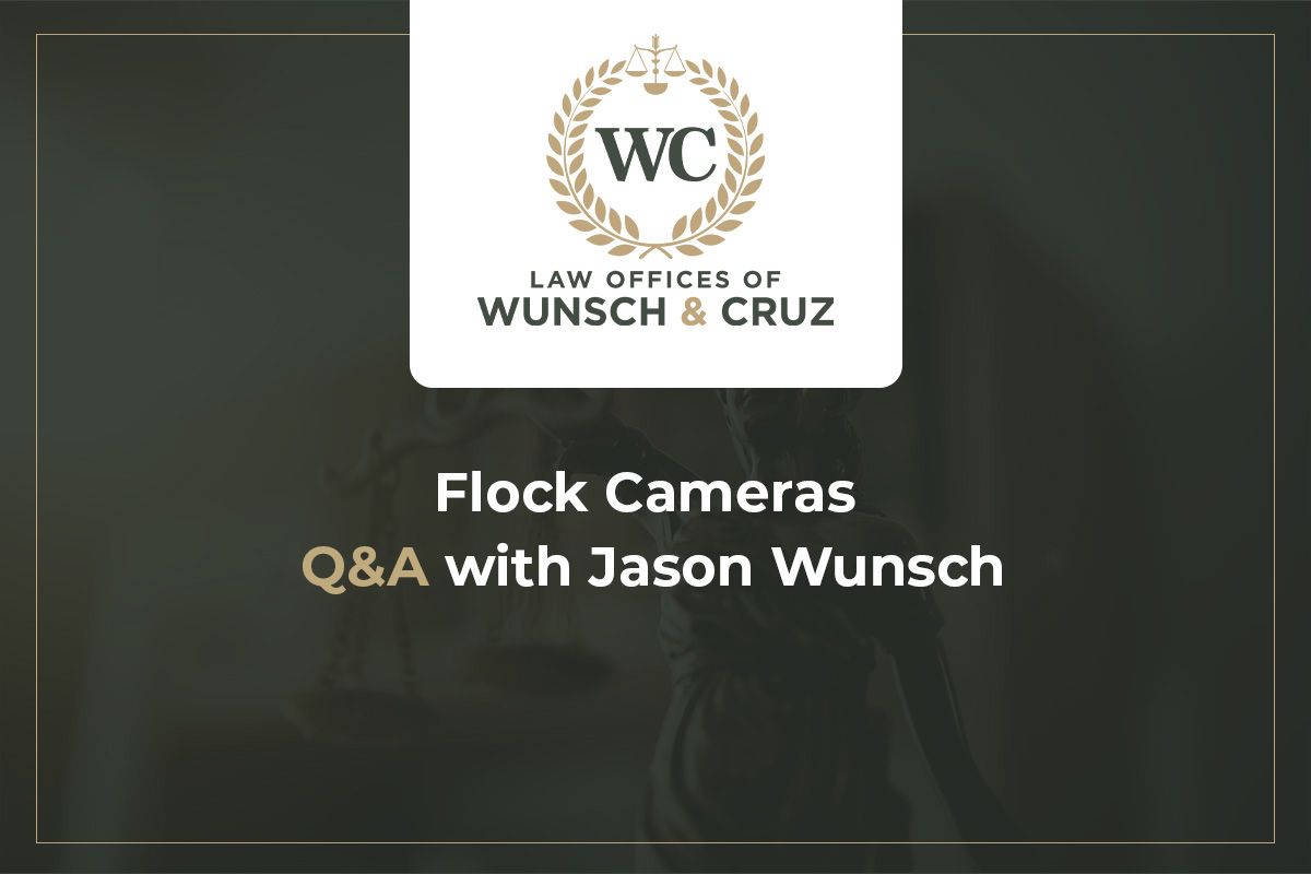 Flock cameras and criminal defense questions